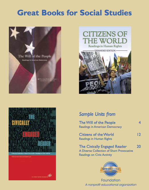 Sample Lesson Plans and Sample Units • The Great Books Foundation