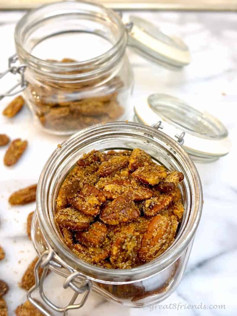sugar and spice pecans