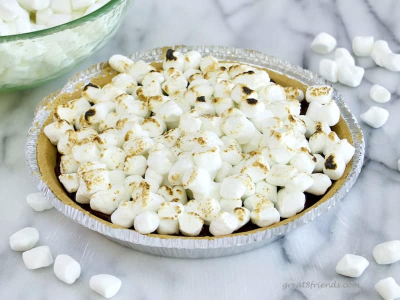4 ingredient s’mores pie