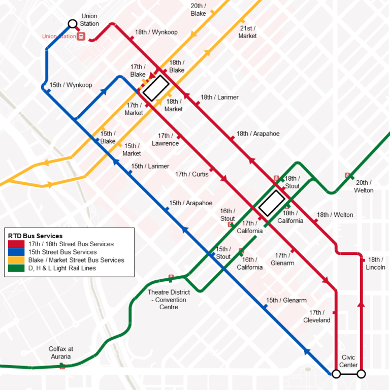 Downtown Bus Plan Greater Denver Transit