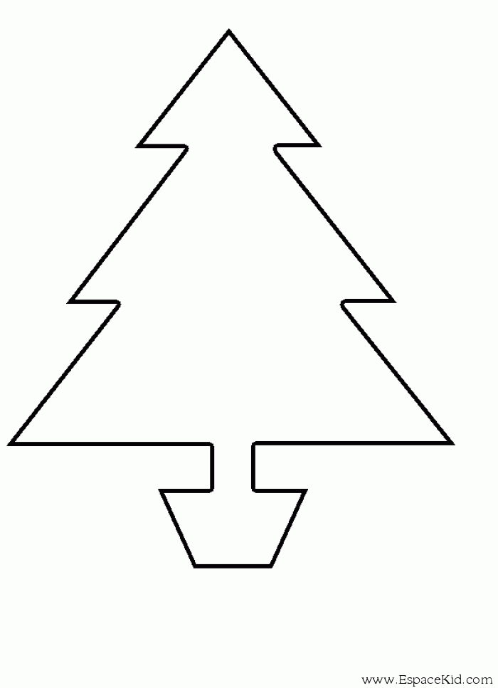 Modele De Sapin De Noel A Imprimer