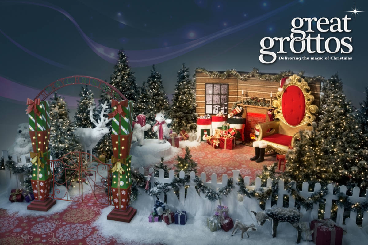 Christmas Grotto set Hire Great Grottos Ltd.