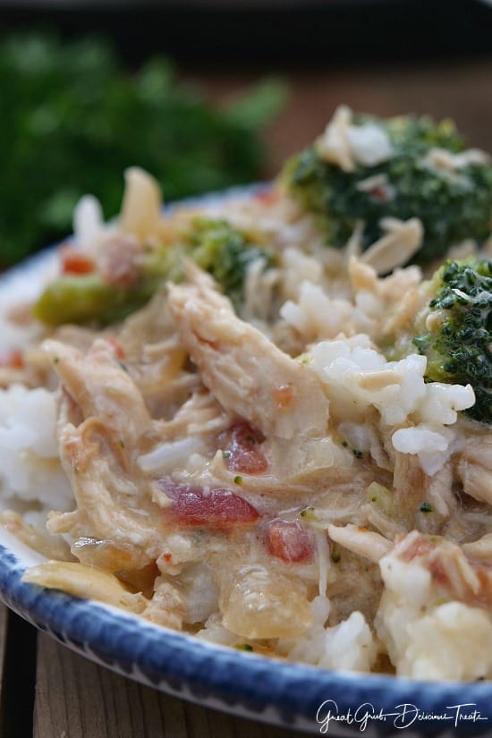 Crock Pot Chicken Broccoli Rice Great Grub, Delicious Treats