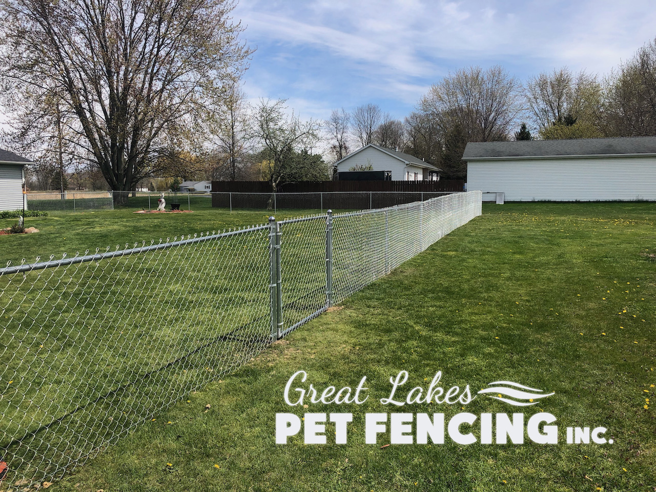 Residential Chain Link Fencing Great Lakes Fencing Inc