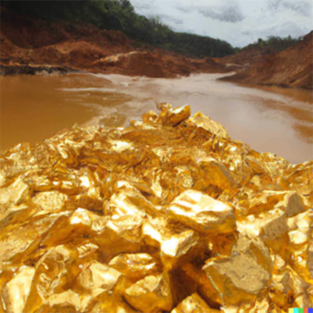 gold Mining in Amazon And Processing Mining Informations