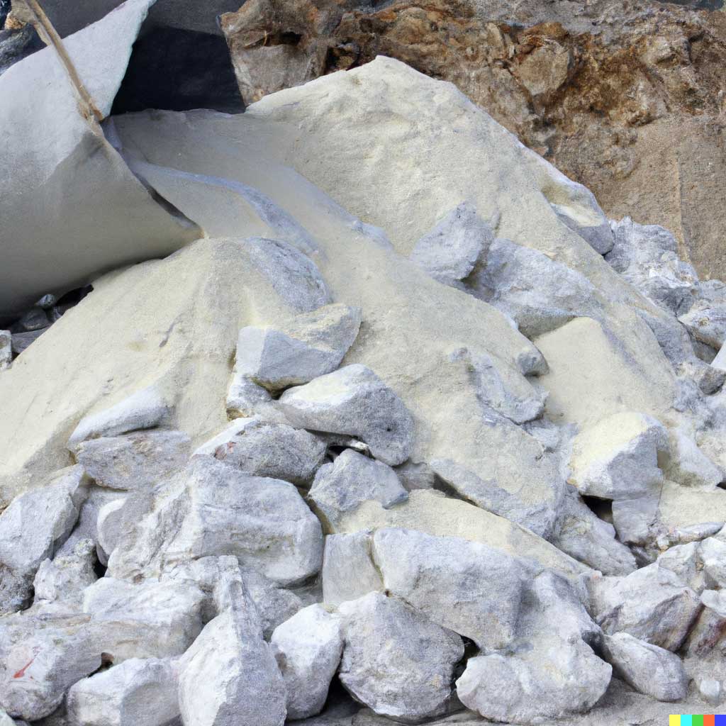 Boron element extraction method Open pit mining technique, backhoe