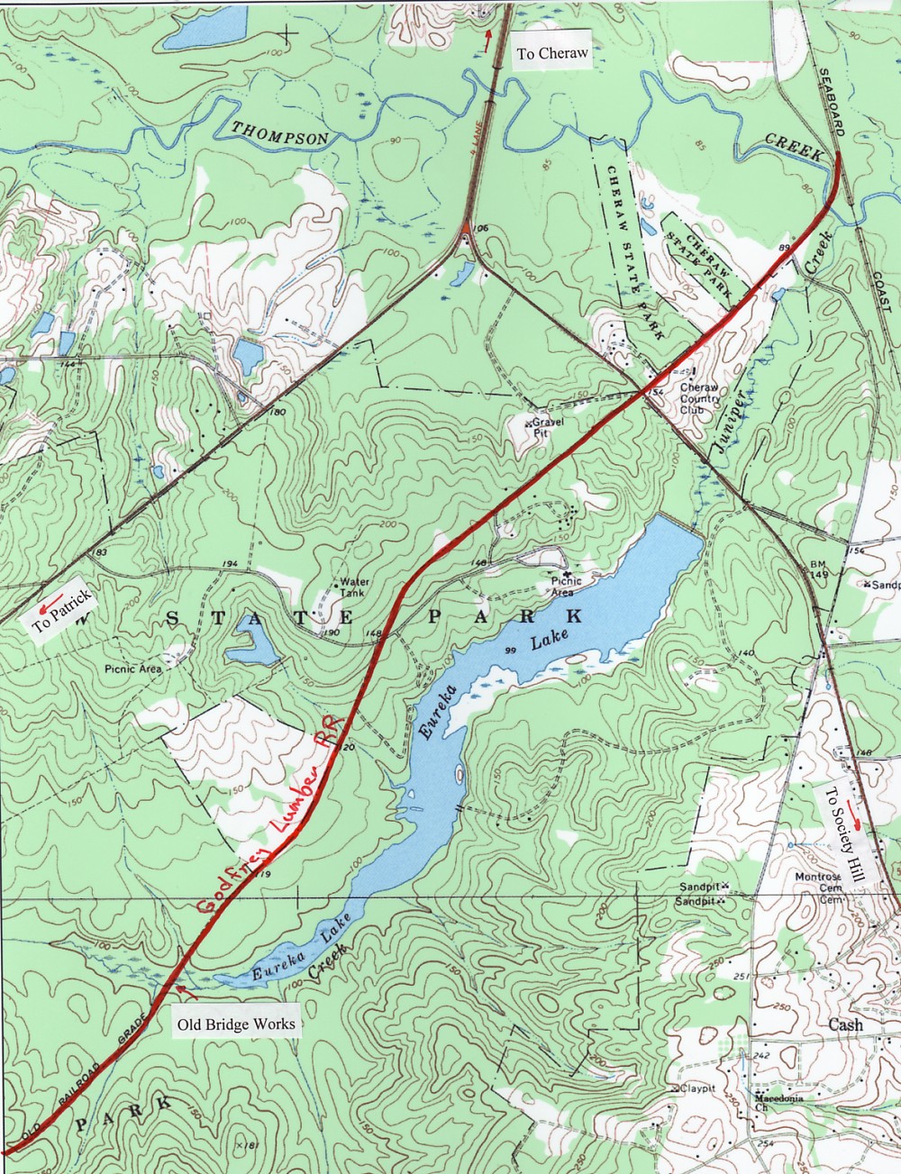 The Godfrey Lumber Railroad