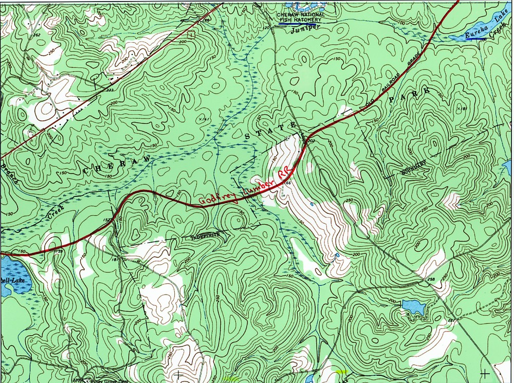 The Godfrey Lumber Railroad