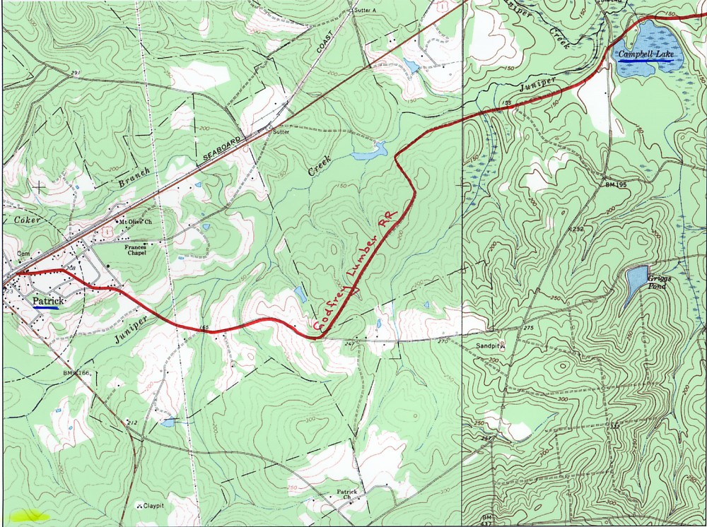 The Godfrey Lumber Railroad