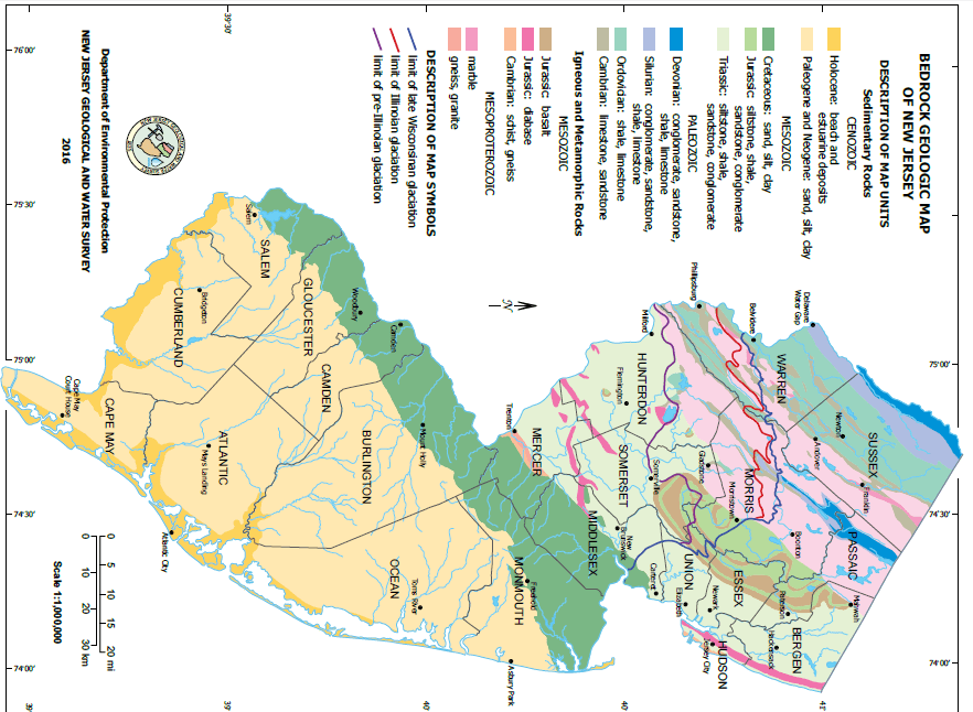 New Jersey's Unique Geology GSWA
