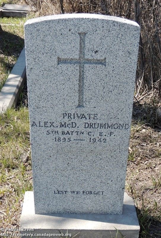 Alexander McDonald Drummond Great War Dundee This is Dundee's