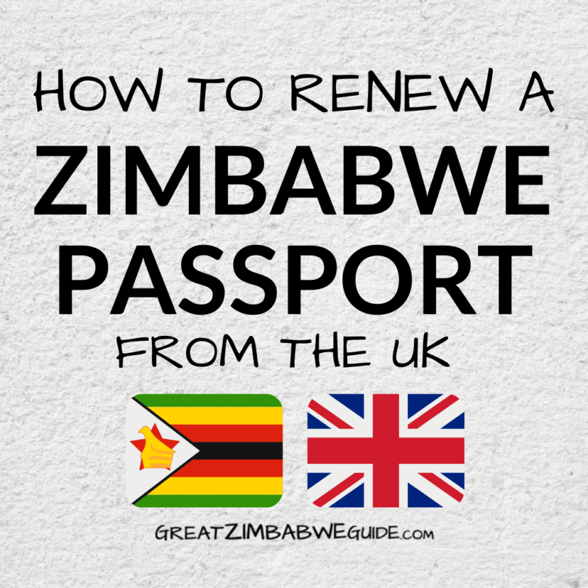 How to renew a Zimbabwe passport from the UK Step by step