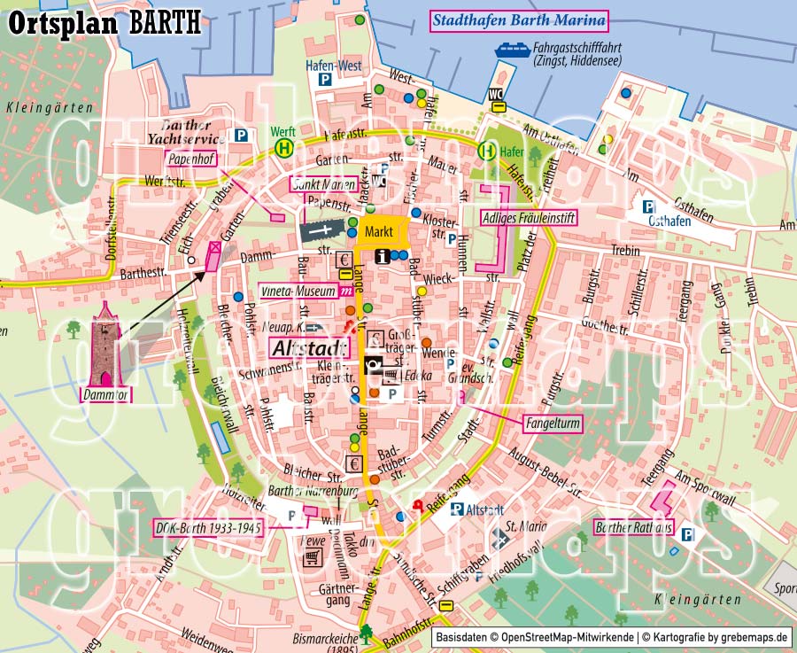 Ortsplan erstellen grebemaps® Kartographie