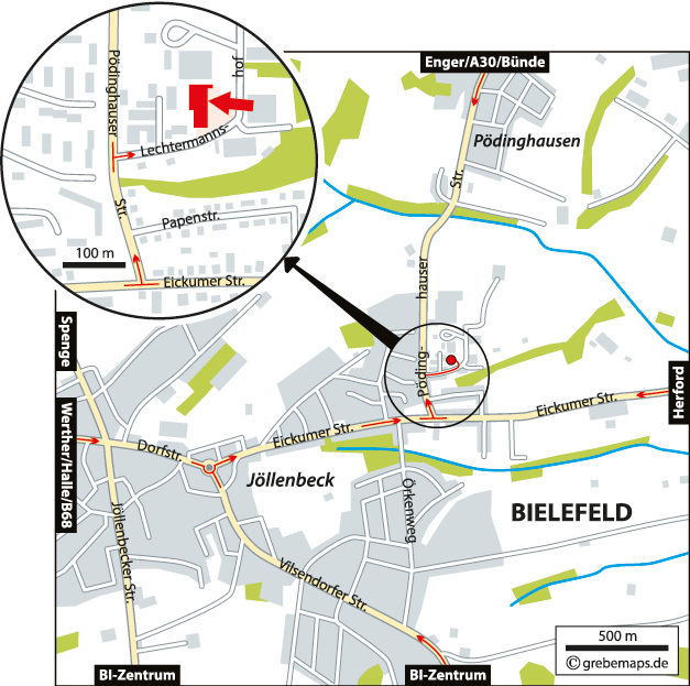 How far is Bielefeld from Saint Petersburg (Russia)