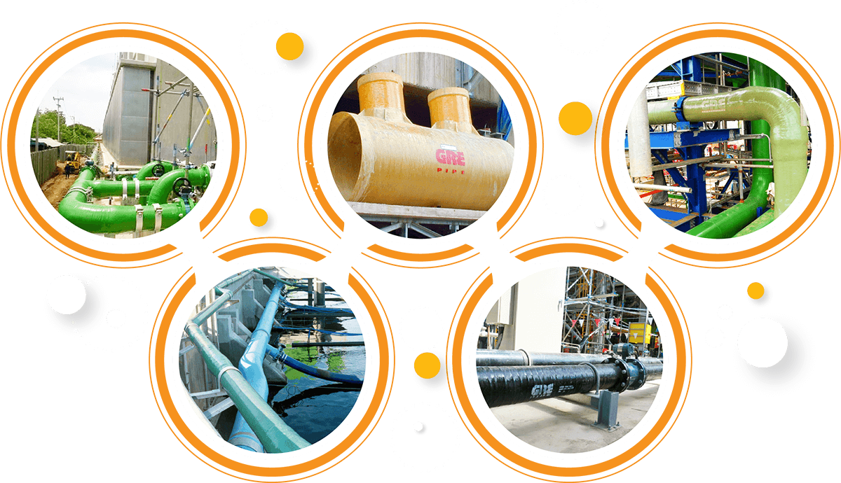 FRP Pipe GRE COMPOSITES บริษัท จีอาร์อี คอมโพสิท จำกัด