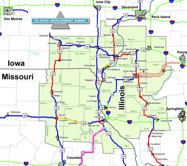 Map Of Tri State Area Maping Resources