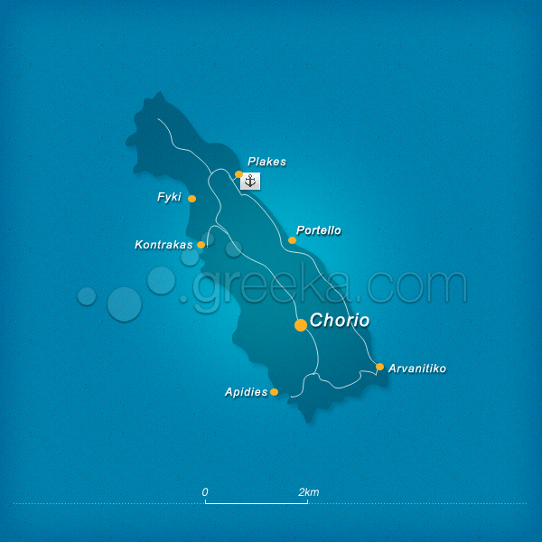 Where is Mathraki? Map of Mathraki, Greece Greeka