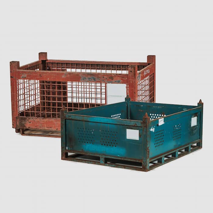 Used Metal Containers Metal Cages Green Processing Co.