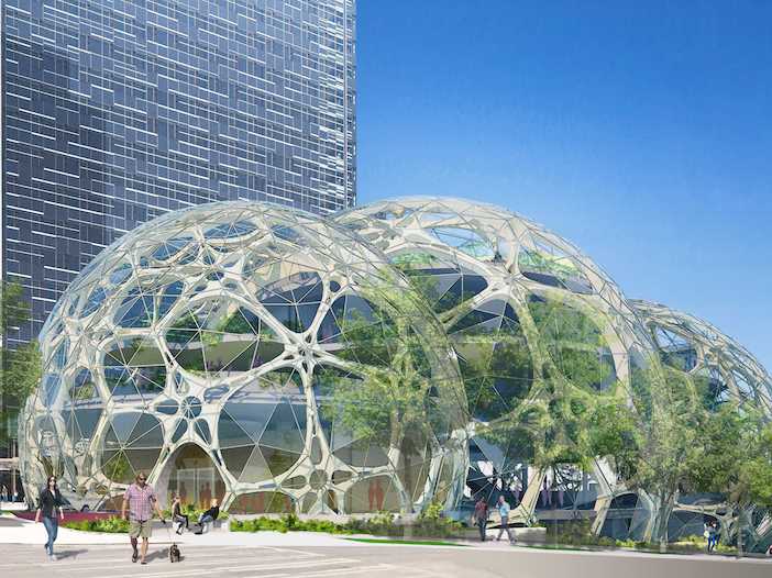 Biodome Amazon tre sfere di vetro con 40mila piante Green.it