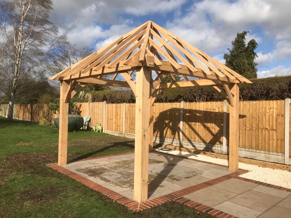 Oak Framed Gazebos & Oak Gazebo Kits Greenacre Oak
