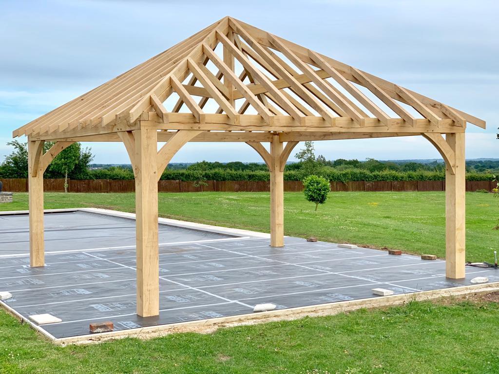 Oak Framed Gazebos & Oak Gazebo Kits Greenacre Oak