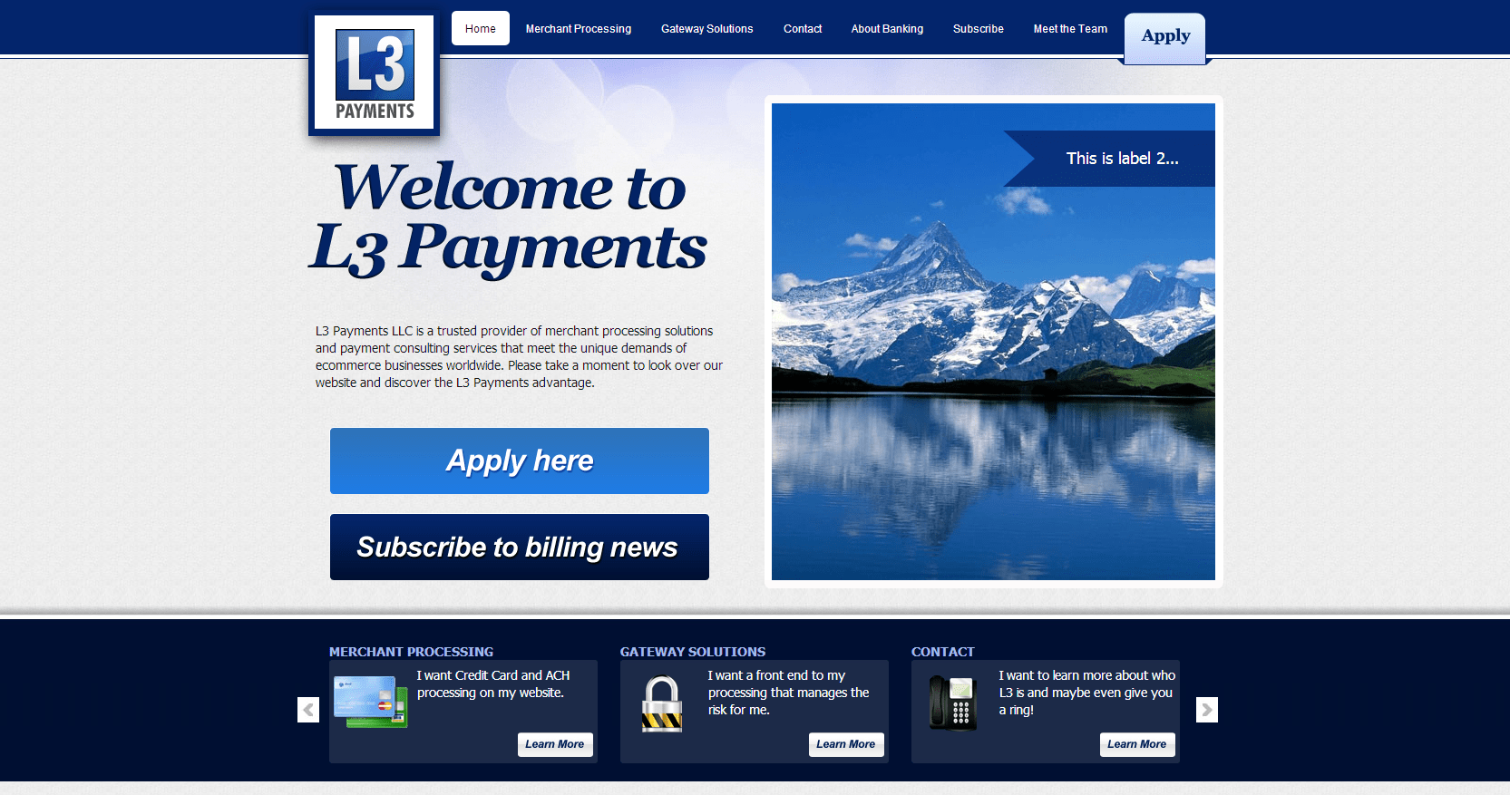 L3 Payments » site Design and Development Company In Cookeville, TN