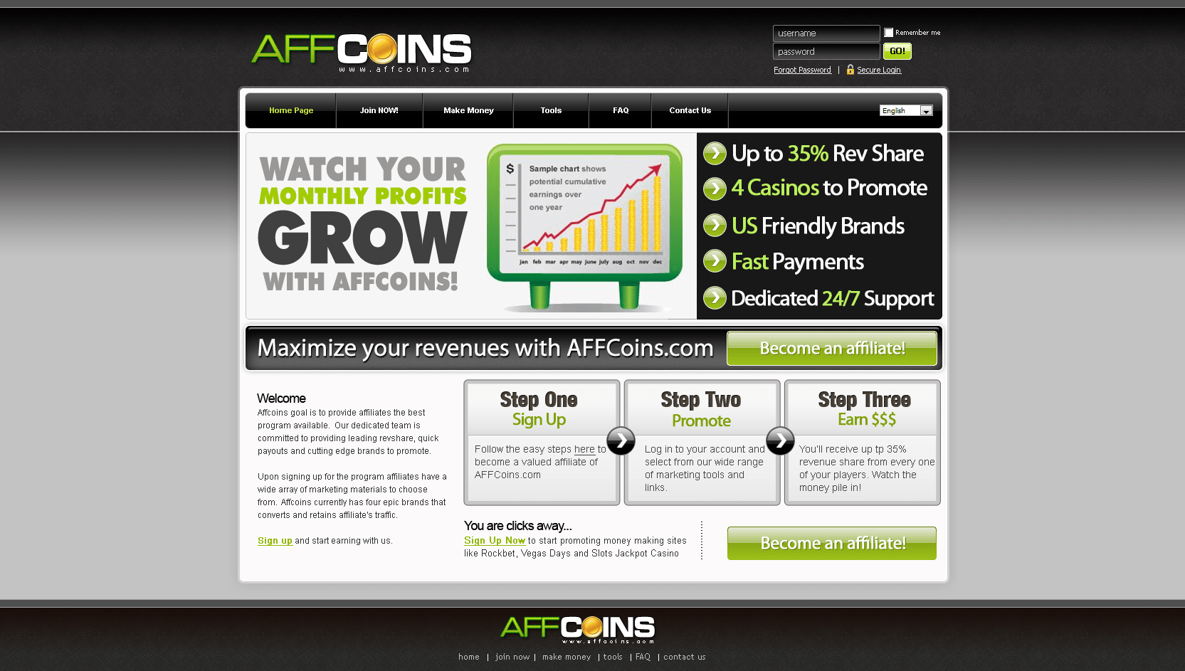 Aff Coins » site Design and Development Company In Cookeville, TN