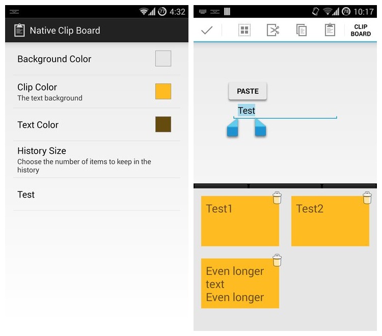 Xposed module brings a native clipboard to stock Android