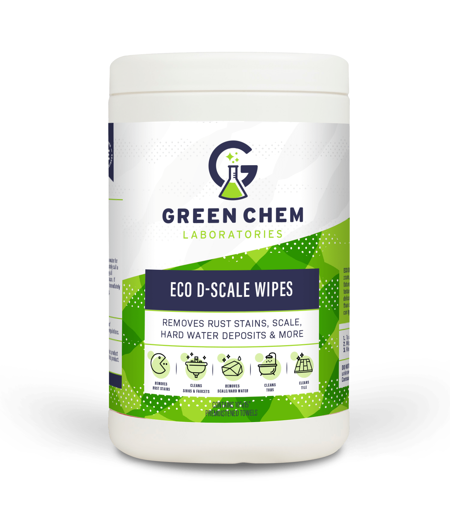 ECO DSCALE WIPES Green Chem Laboratories