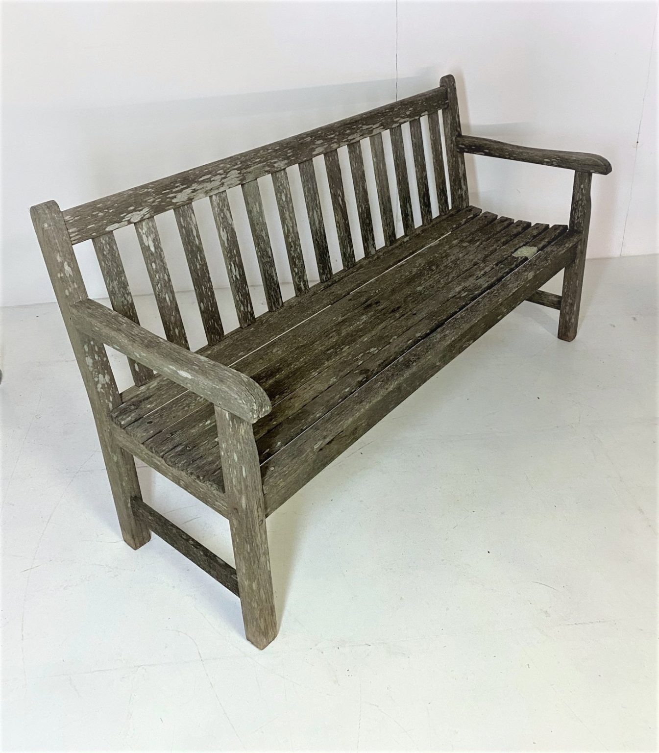 Weathered Teak Garden Bench Greencore Design