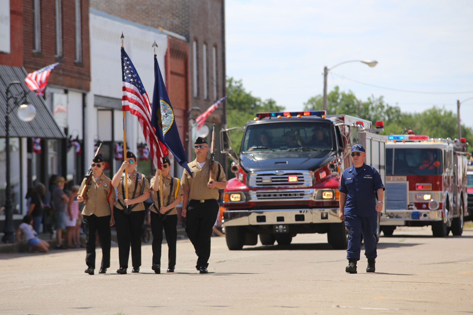2022 Sparks in the Park parade Greene County Commonwealth