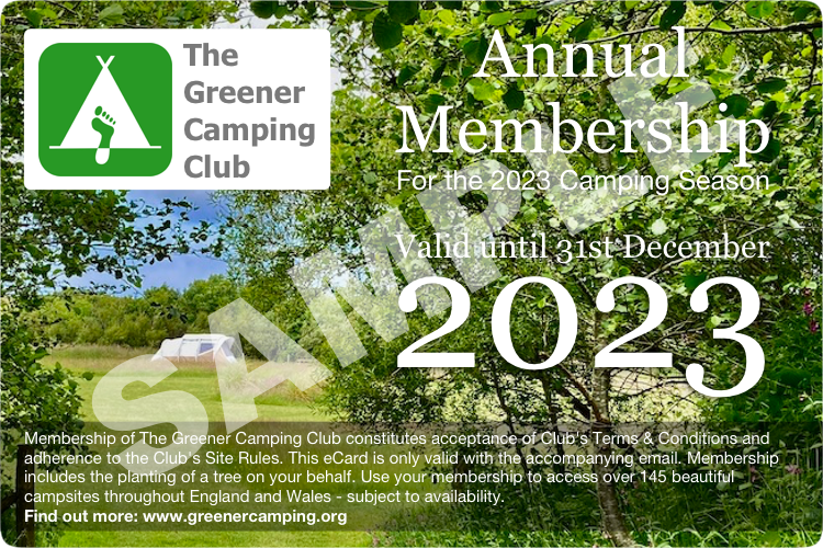 Join The Greener Camping Club