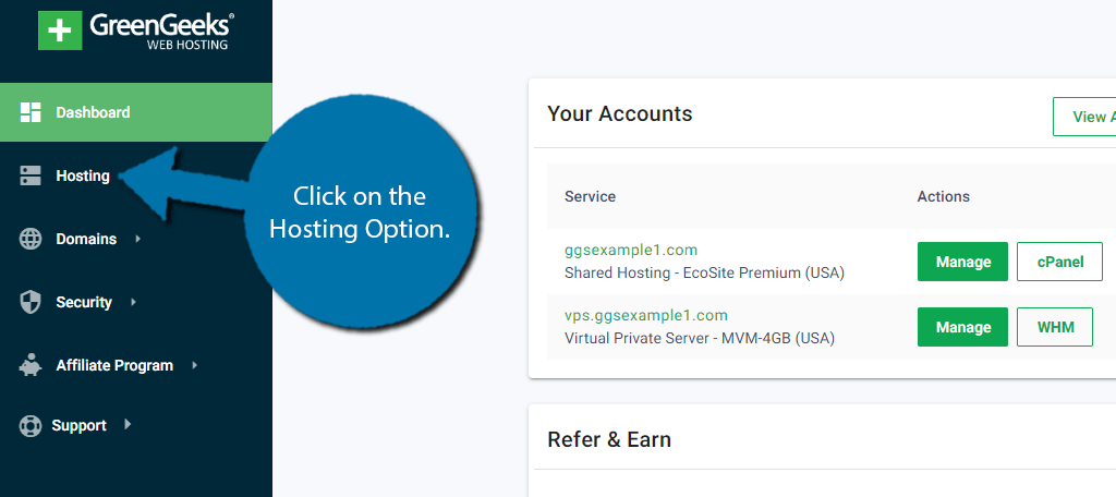 How to Create a Subdomain for Your GreenGeeks Website