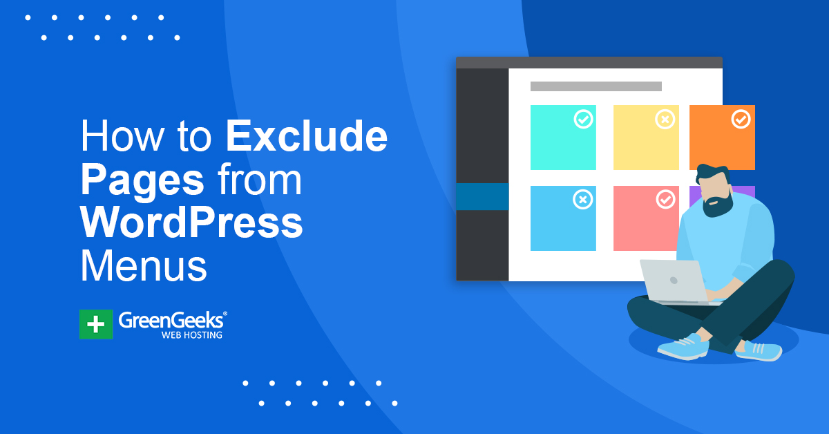 How to Exclude Pages from WordPress Menus GreenGeeks