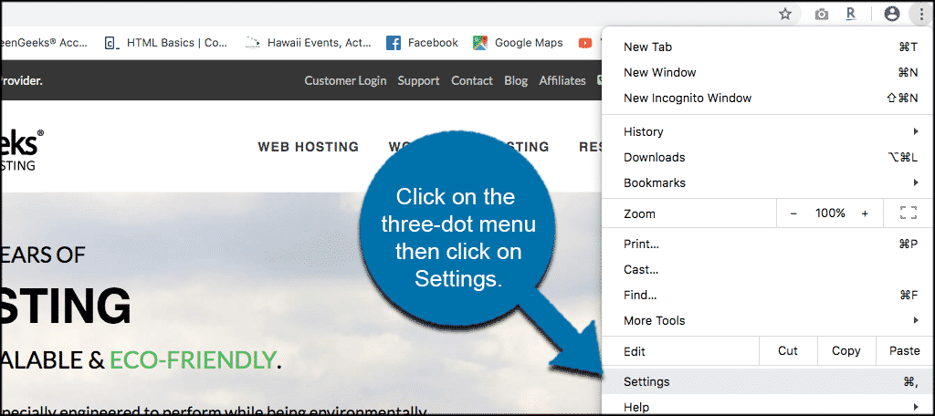 How To Backup and Restore All Settings in Google Chrome - GreenGeeks