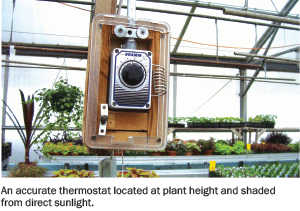 Improving thermostat performance - Greenhouse Management