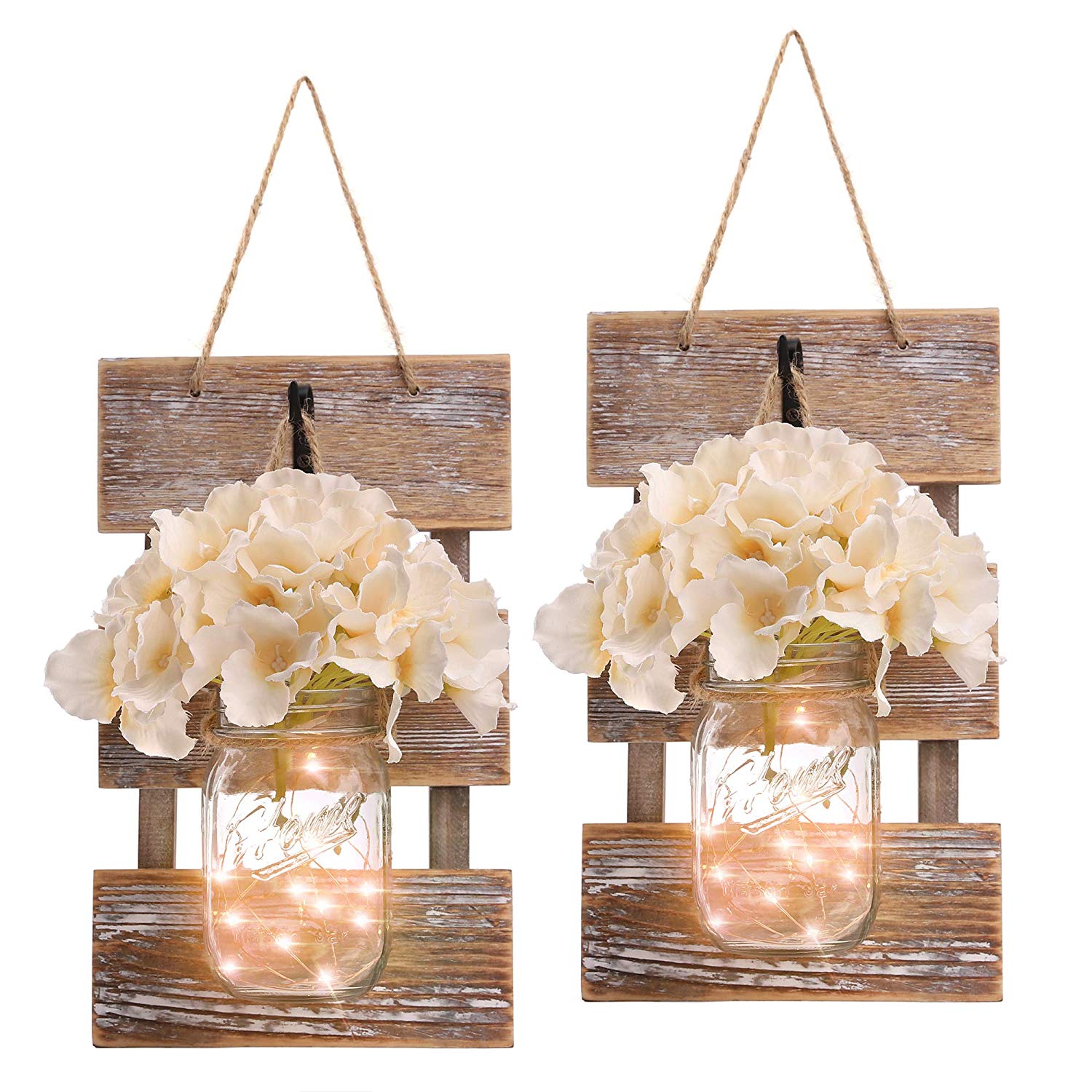 Rustic bridal shower lights