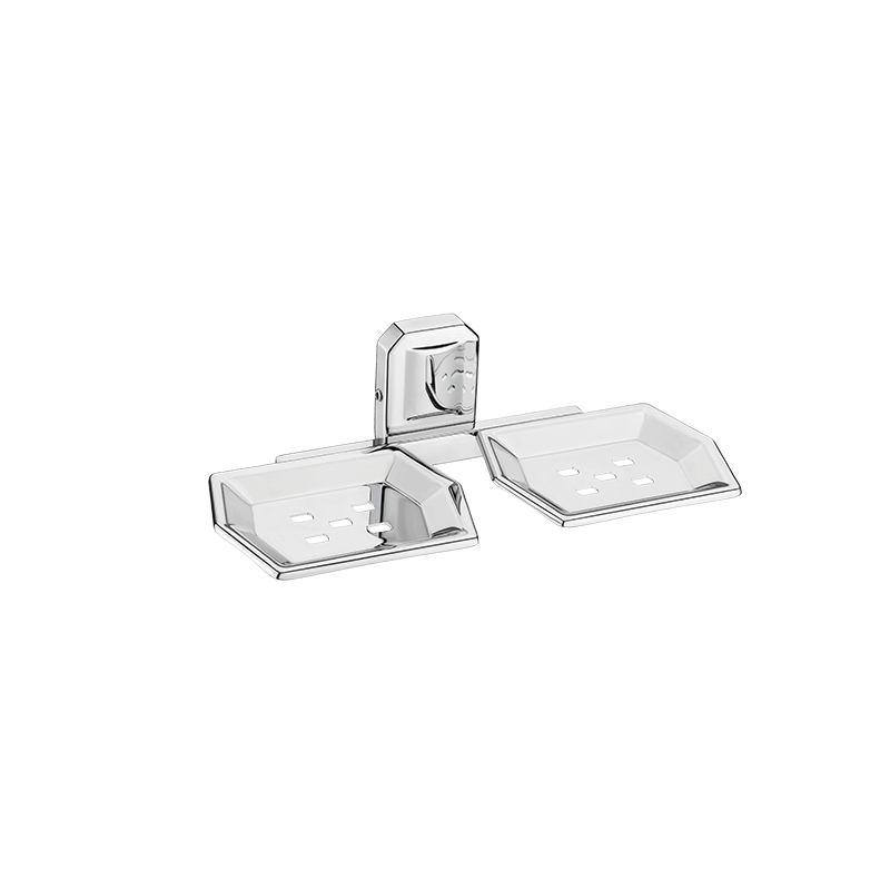 Double soap dish holder wall mounted Online soap dishes at Greeninterio
