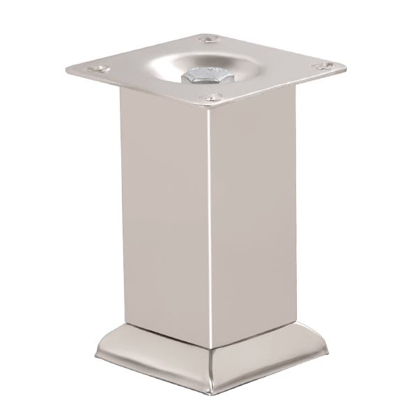 Sofa Leg Square 32 MM Stainless Steel 202 pack of 4 The Greeninterio