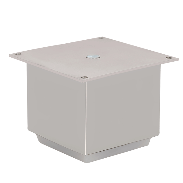 Extra Heavy Furniture Leg Square Stainless Steel Online on Greeninterio