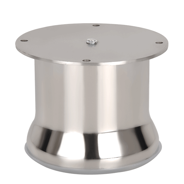 metal round furniture feet 75MM dia Stainless Steel Pack of 4 pc