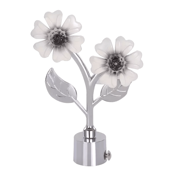 Off White Flower Curtain Rod Finials Online in India at lowcost
