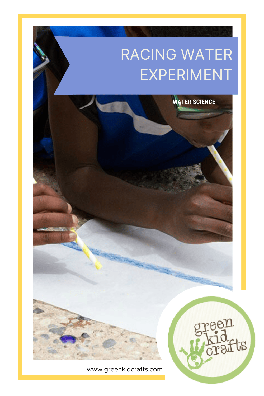 Water Science for Kids Racing Water Drops Green Kid Crafts