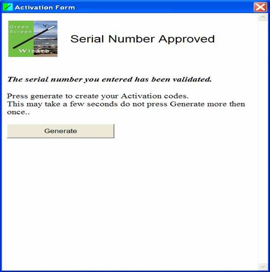 Green Screen Wizard Installation notes