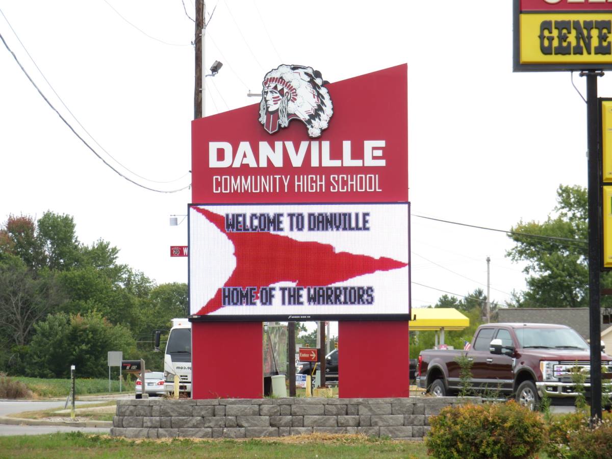 Danville High School Electronic Message Center GSC 600E Series