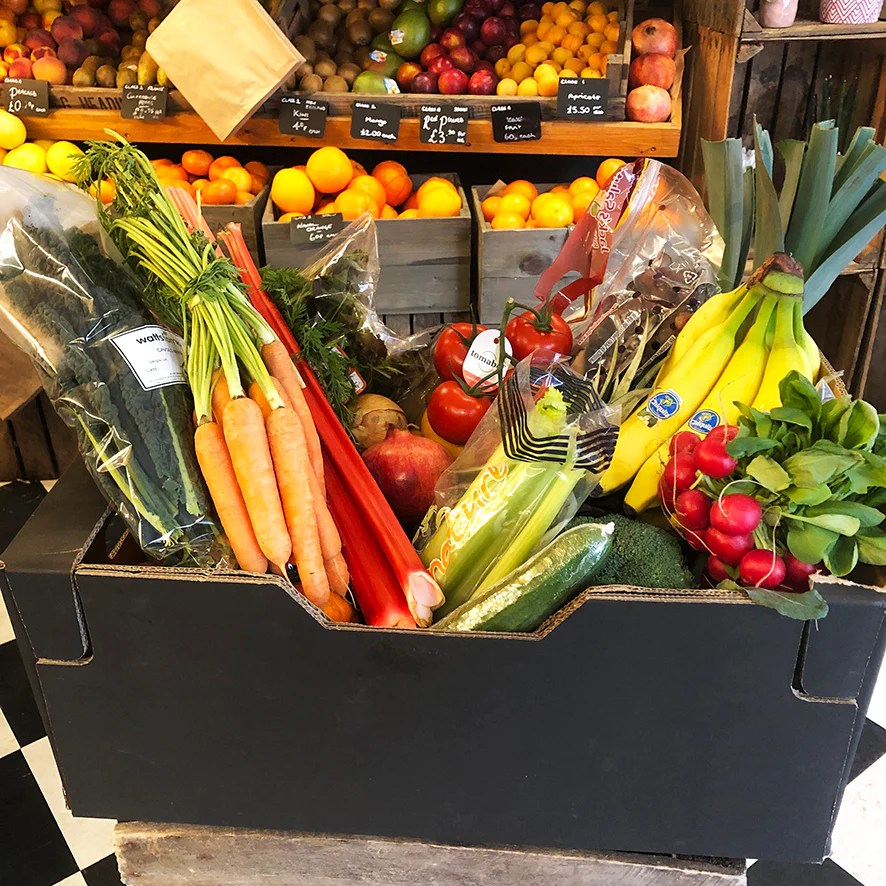Fruit and Veg Box Extra Large Greengrocer & Florist