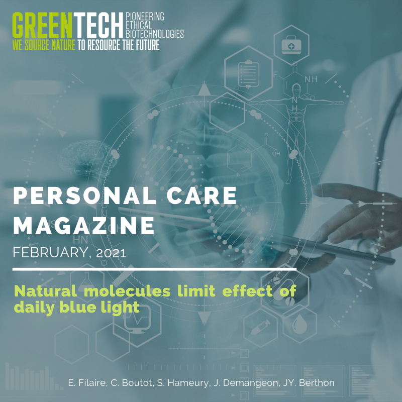 Personal Care Magazine Natural molecules limit effect of daily blue