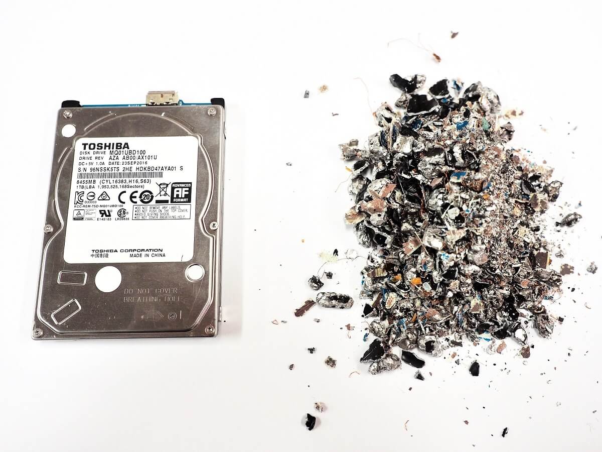 What is the destruction of documents for?