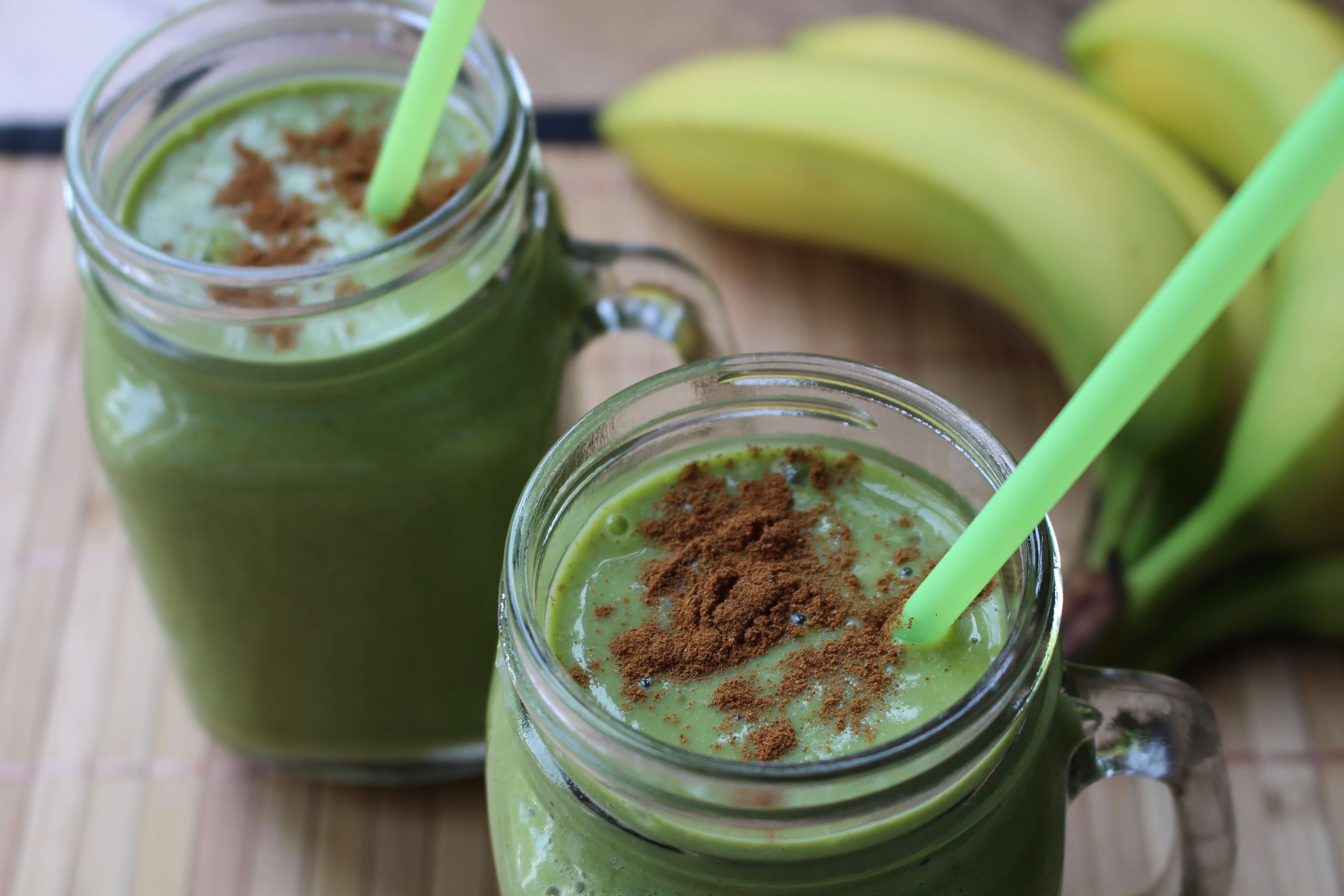 Banana Peanut Butter Green Thickie Recipe