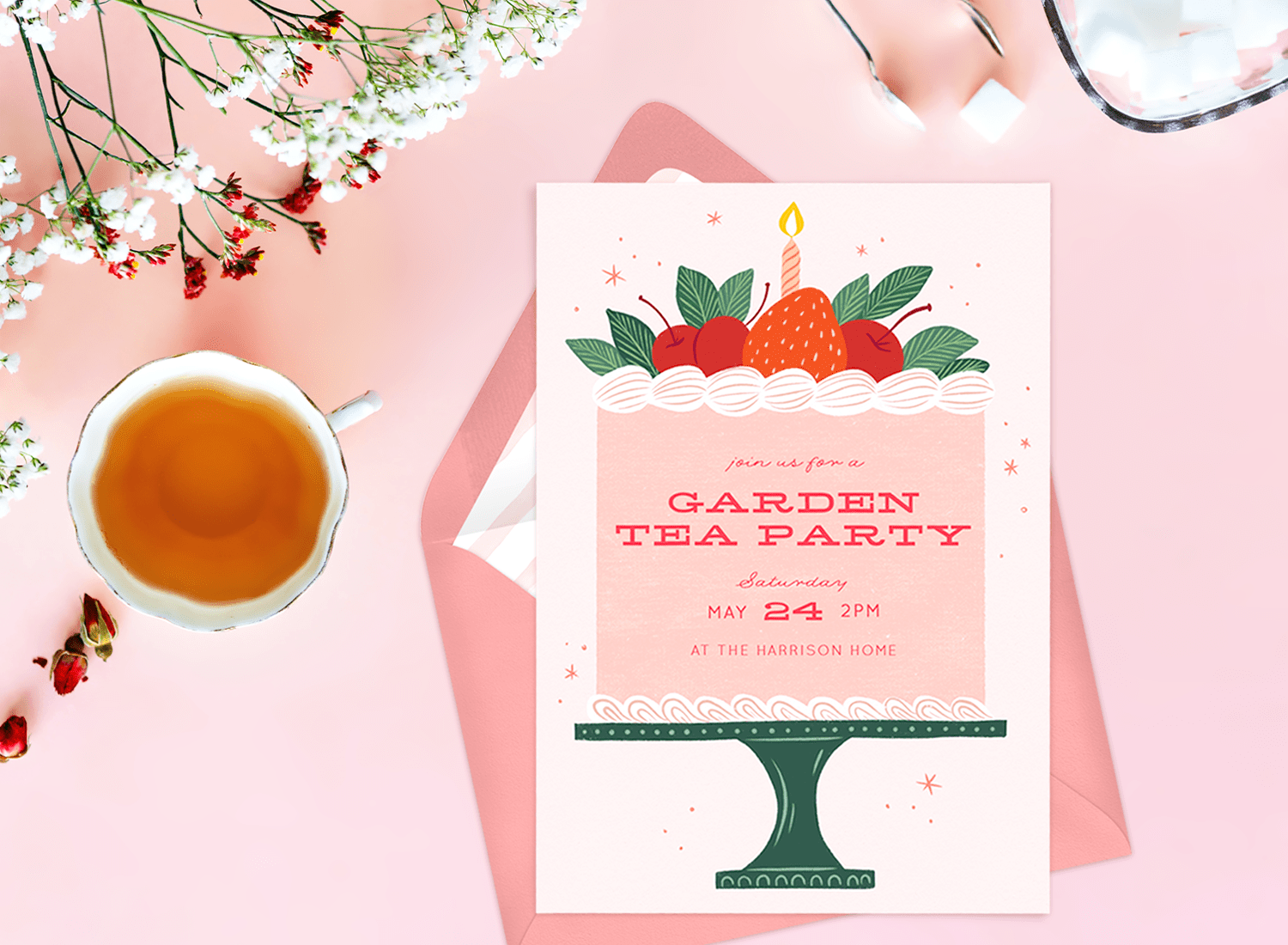 8 Tea Party Invitations for Your Afternoon Tea STATIONERS
